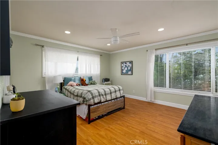 Spacious secondary bedroom.