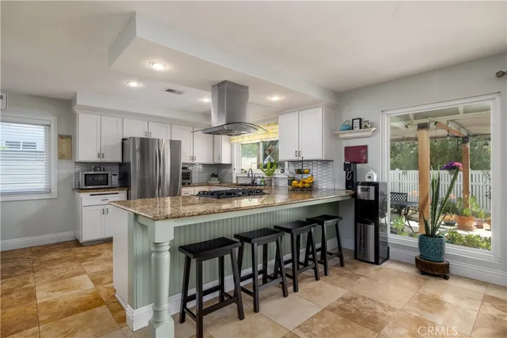 Remodeled kitchen for people who love to cook.