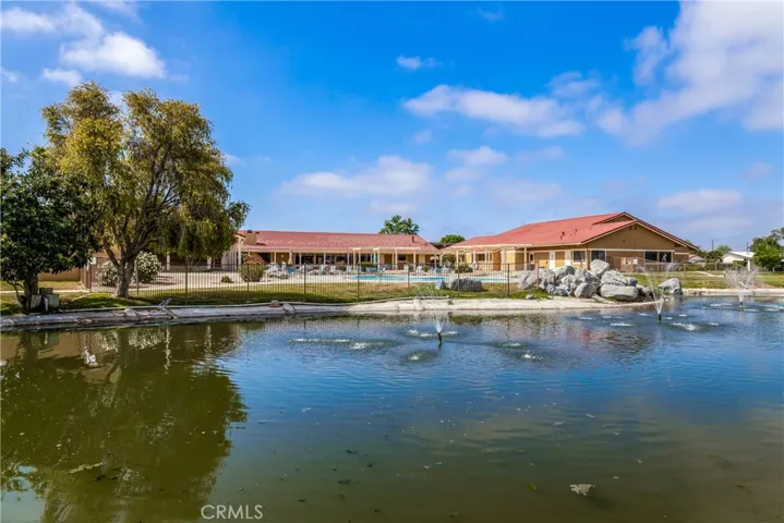 Clubhouse and lake