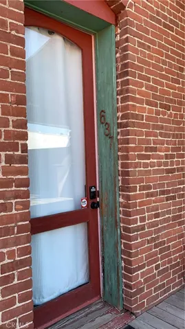 Upstairs apartment door