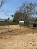 Fenced back area