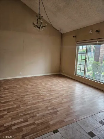 Spacious Living Room with Cathedral Ceilings