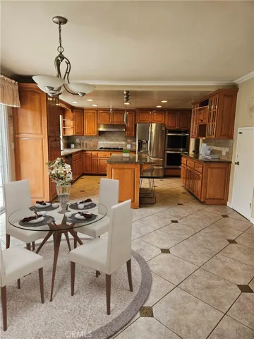 View from the Dining Area into the Kitchen