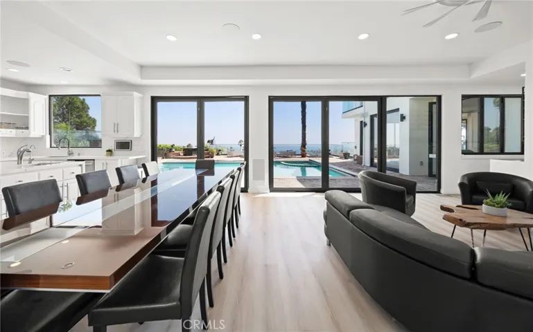 Views from kitchen & dining room