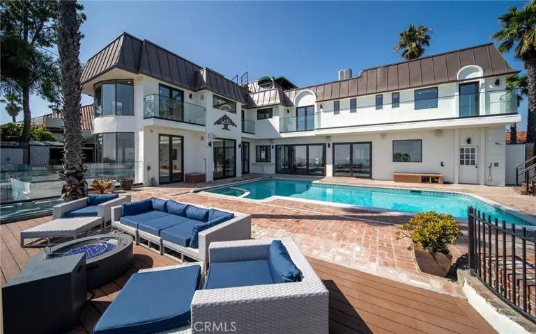 Rear decks and pool