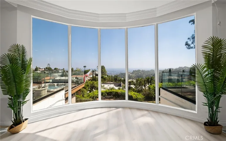 Living Room with sweeping views