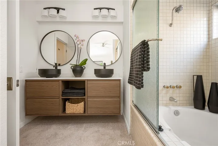 a contemporary vanity