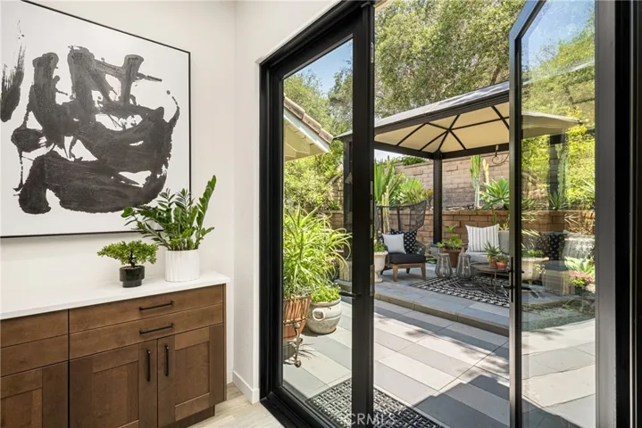 step outside into a lush paradise