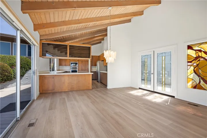 View of the dining room from the family room