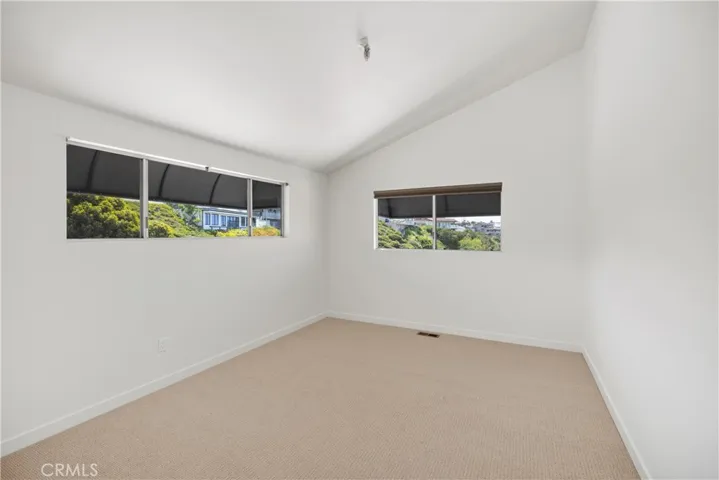 Bedroom 3 with nice raised window for light and privacy
