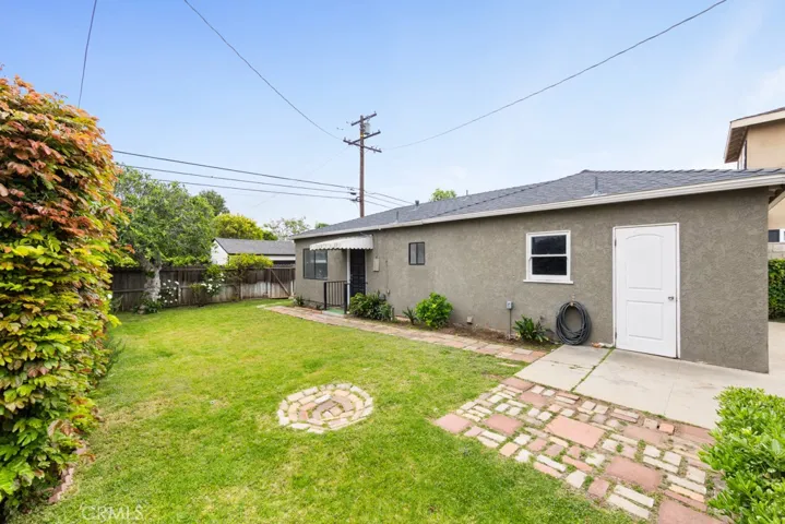 view of garage door and entry to rumpus room