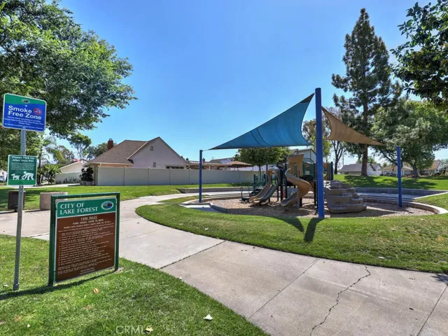 Ranchwood Park located at the end of the cul-de-sac street