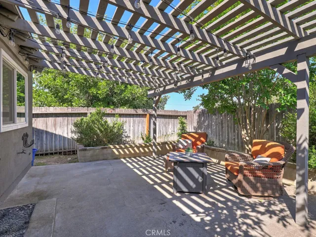 Covered patio for additional outdoor living space