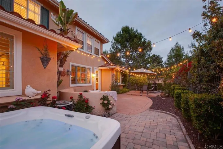 Twilight Back Yard