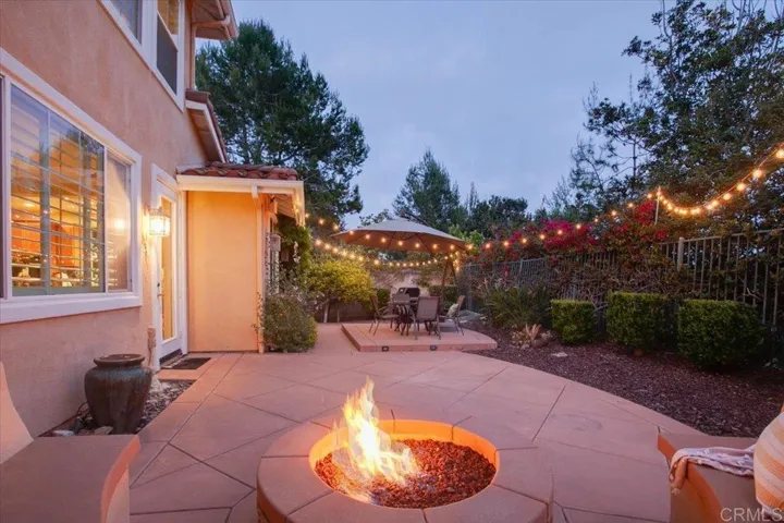 Twilight Back Yard