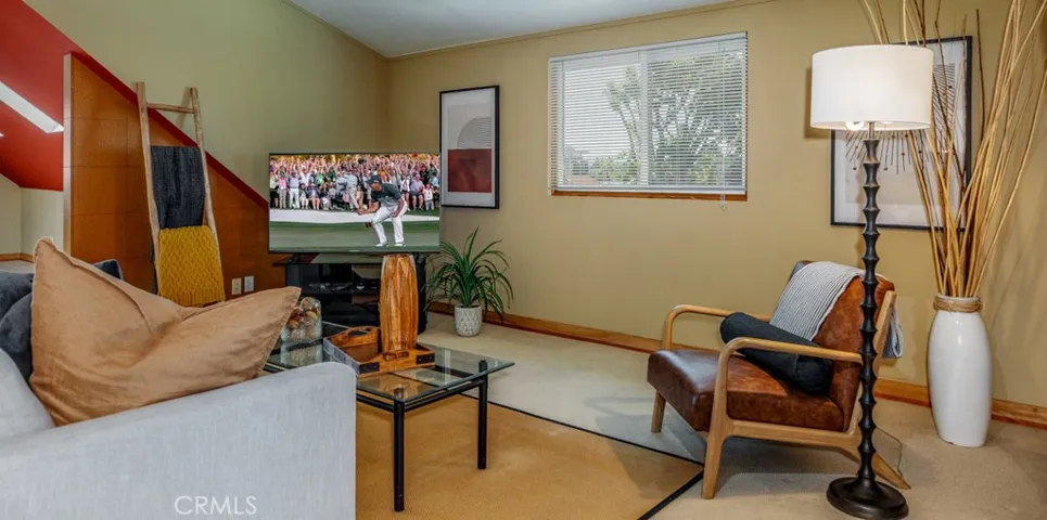 Upstairs loft extends your lifestyle.