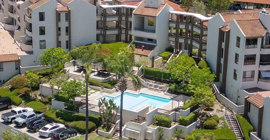 Aerial View of Complex and Pool