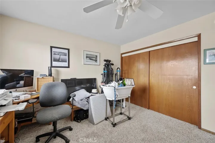 Third bedroom used as home office