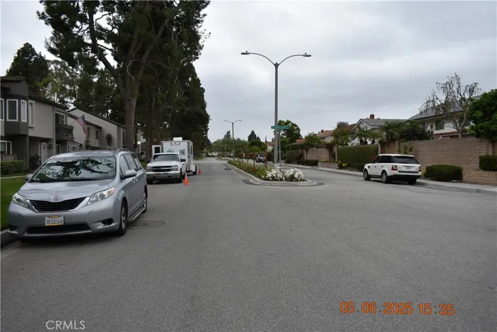 Down street west, towards Satellite Park