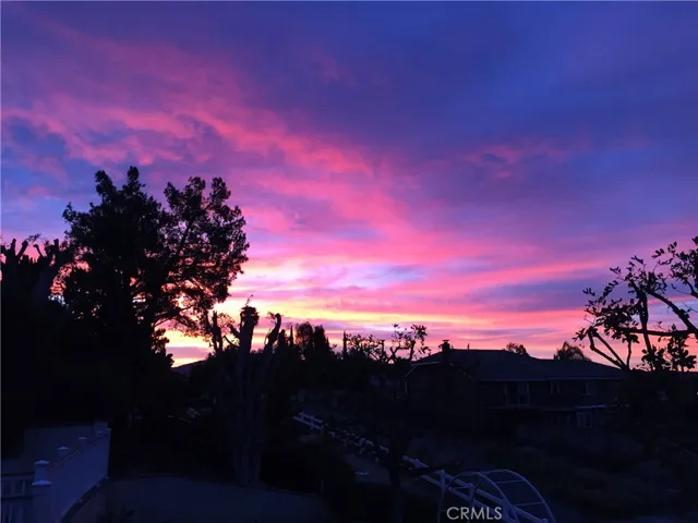 Sunrise from your new backyard