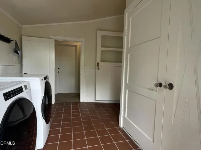 Tiled Laundry Room to Pantry