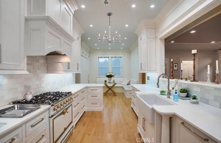 kitchen into the kitchen breakfast nook