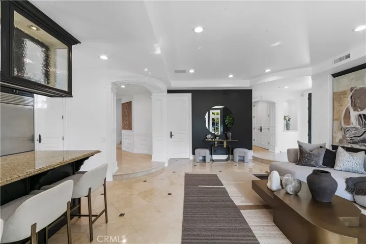 The multigenerational wing has a private entrance, door separation from the rest of the estate and ensuite bathroom.