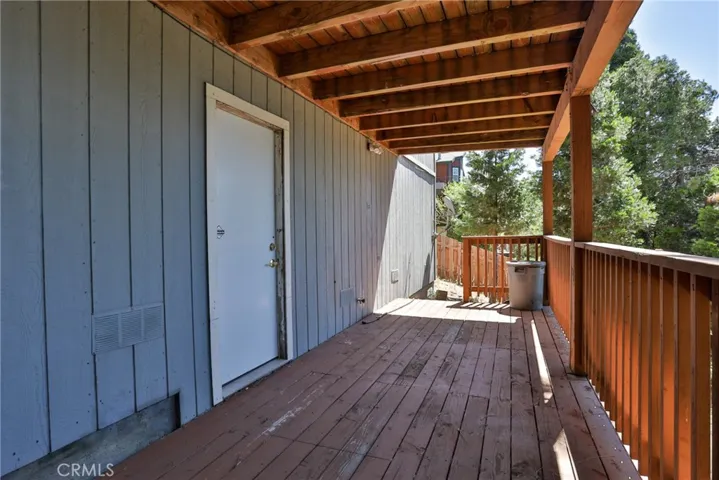 Lower level deck by build up