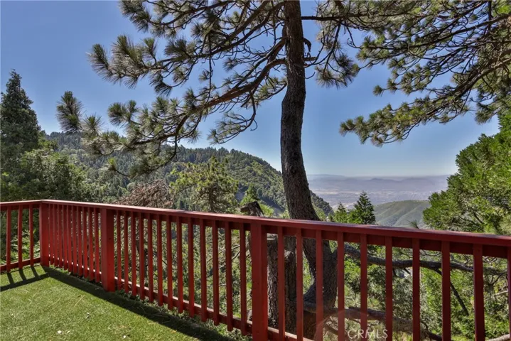 Main level deck with view