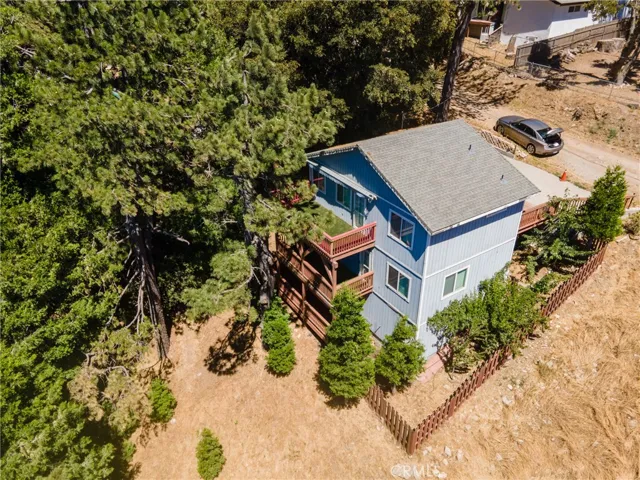 Drone view rear and side