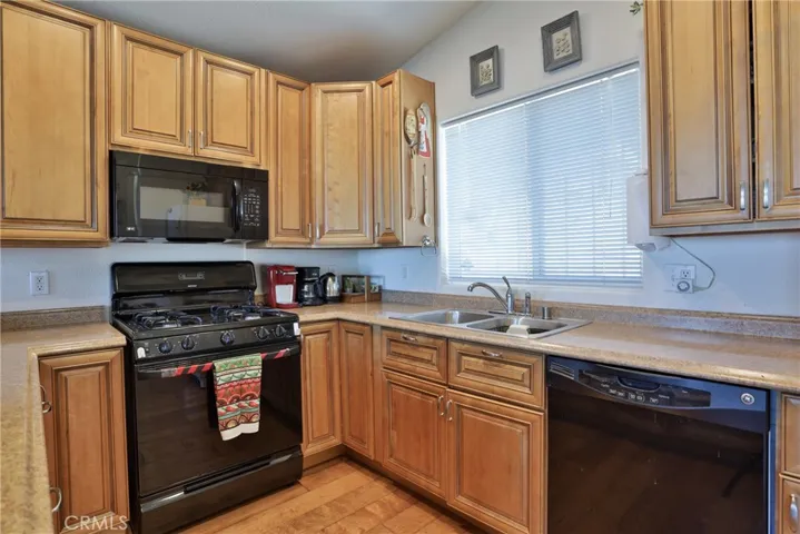Kitchen counter and stove