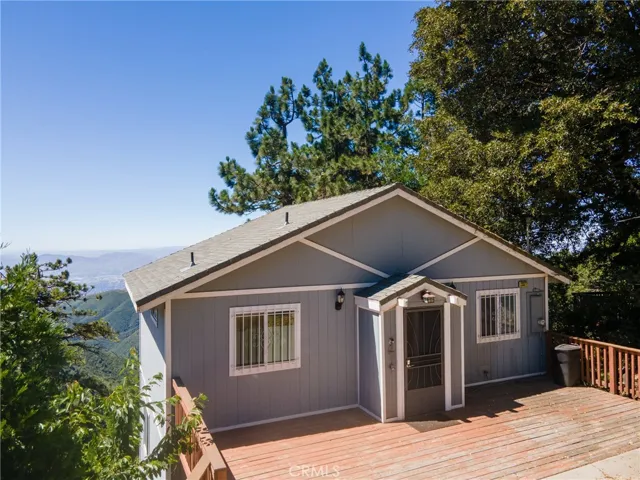 Front with valley view  behind house