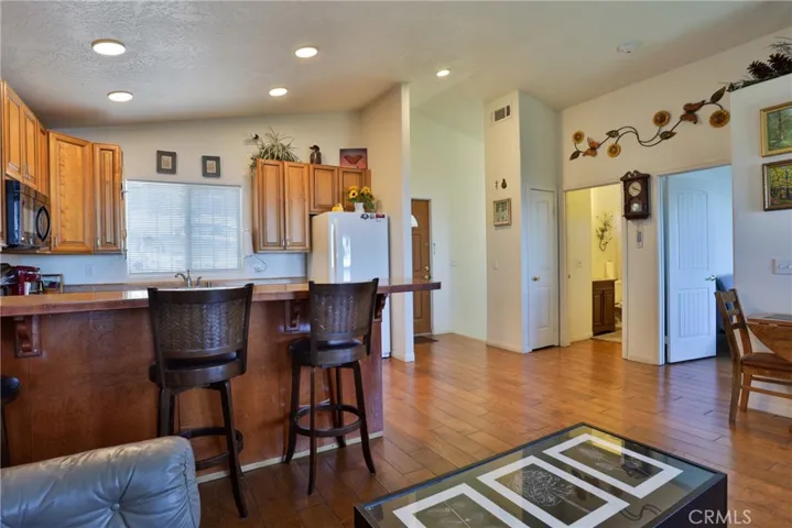 Kitchen view from living room