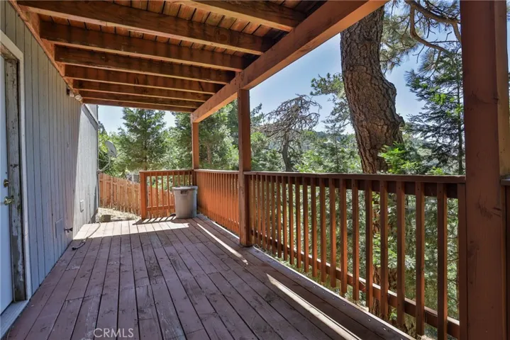 Lower level deck by build up