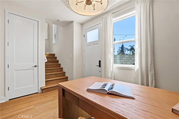 Model home den/office at entry level