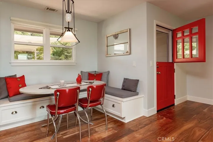 Open the top half of the Dutch-door and let the breeze in.
