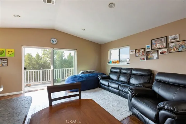 The living room