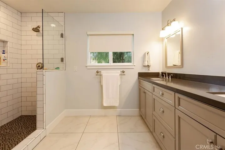 Primary bath with shower