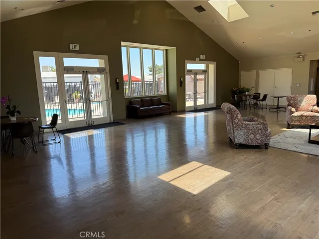 Clubhouse lobby