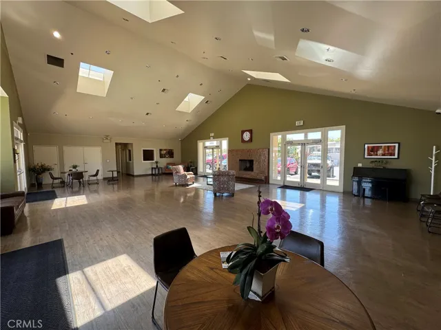 Clubhouse lobby