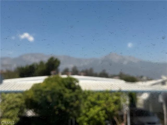 View of the mountains from front windows