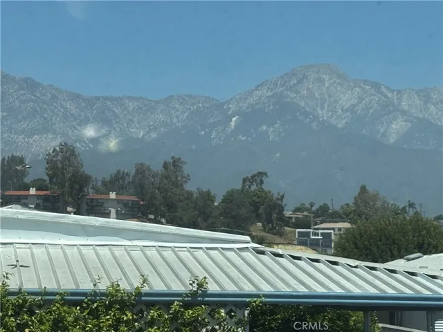 View of the mountains from front porch