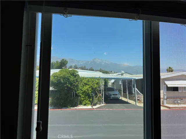 View of the mountains from front windows