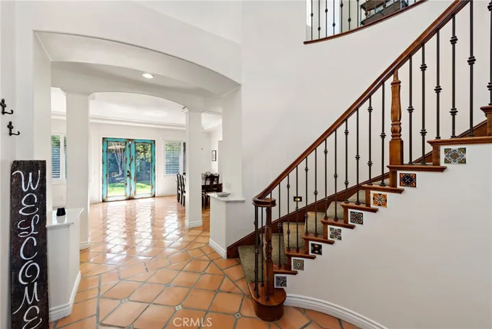 foyer and stairs