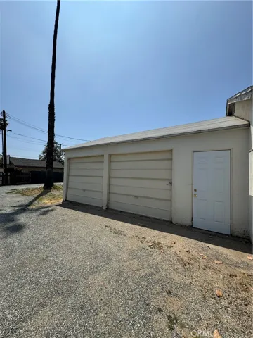 Two car garage