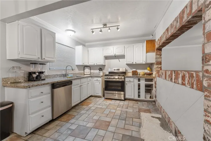 Updated Kitchen with Granite Stone Countertops.