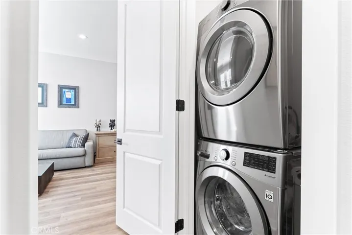 The laundry closet in the parent's suite.