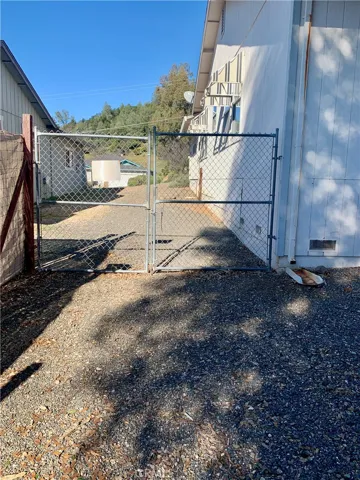 Wide Gate to Back Yard