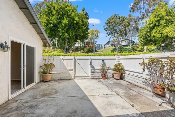 Backyard patio