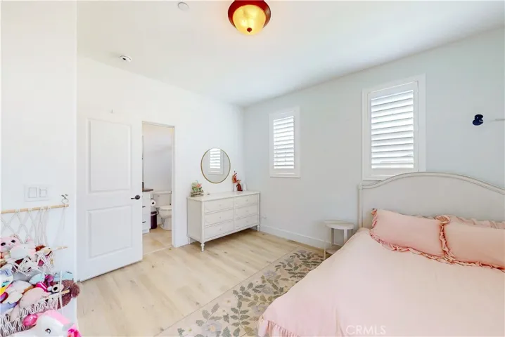 View of the private bathroom entry in Upstairs Bedroom #3.